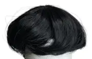 Monique Doll Wig Style Mini-Bebe Size 4' Color Black Modacrylic Fiber