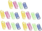 20pc Cat Coil Spiral Springs Soft Elastic Toy for Cats Made of Plastic