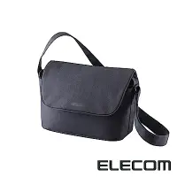 在飛比找Yahoo奇摩購物中心優惠-ELECOM normas休閒多功能相機側背包-黑