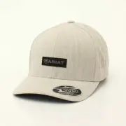 Ariat Mens Flexfit 110 Snap Back Small Logo Patch Grey A300018406