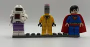 DC Comics Lego Minifigure Lot Superman, Eraserman, The Calculator 71017-18,12