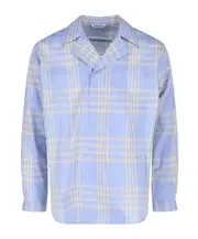 Auralee Check Pattern Shirt 5 LIGHT BLUE