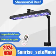 PopBloom Aquarium Light LED Full Spectrum 60cm Marine Fish Tank SPS LPS Coral