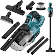 Cordless Vacuum for Makita 18V Battery, 5 in 1 Handheld Electric Vacuum Cleaner with 500W Powerful Motor, 46 CFM Portable Hand Vacuum with 2 Stage Filtration System for Floor, Carpet, Car (No Battery)