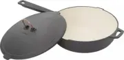 Barebones Living Enamel Lined Cast Iron Skillet With Copper - CKW-1104