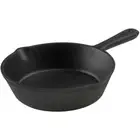Pyrolux Pyrocast 15.5cm Cast Iron Skillet Round Induction/Gas Cookware Black