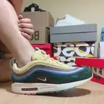 2024熱賣跑鞋AIR MAX 1/97彩虹燈芯絨接頭名稱97慢跑鞋男女毛綫AJ4219-400