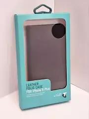 Telstra Leather Folio Case For Iphone 6 Plus Phone Mobile Protective Cover