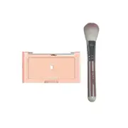 Romand - Better Than Cheek Milk Series (2022 New Version) - 4g - W03 Apricot Milk (1ea) + MissLady - Cheek Brush - Pink and...