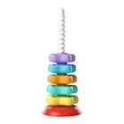 Star Ring Stacking Toy Game Colorful Rotating Tower Educational for Toddlers