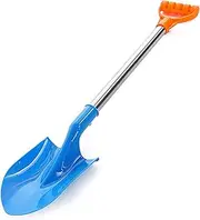 KOMBIUDA 4Pcs Mini Sand Shovels Beach for Sand Play Lightweight Plastic Spades for Outdoor Fun Sandbox Backyard and Beach Activities
