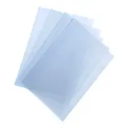 100Pcs 23.5x19.5 Inch Shrink Wrap Bags, Blue Clear PVC Heat Shrink Wrap