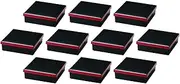 Set of 10, 6-Inch Square Cloth Side Meal Bento Box (Divided Separately) (Shokado)