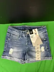 Member's Mark Girls My Favorite Denim Short Size 4/5 Destruction