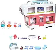 Peppa Pig - Peppa's Adventures - Peppa’s Family Motorhome Toy - Preschool Toys for Kids - Girls and Boys - F2182 - Ages 3+