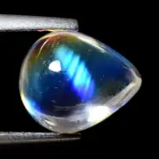 2.10ct 100% Natural Beautiful Rainbow Blue Moonstone Earth Mined Loose Gemstone.