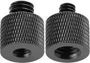 Frgyee 1/4 to 3/8 Adapter and 3/8 to 1/4 Adapter Male to Female Camera Screw Tripod Adapter for Camera Tripod, Mount, Monitor