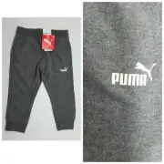 New PUMA KIDS Kids' Size 3T Gray Track Sweat Active Athletic Pants $36