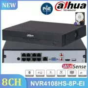 Dahua NVR4108HS-8P-EI 8-Channel PoE AI NVR WizSense Video Recorder for IP Camera