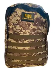 PUBG “Players Unknown Battleground ” Brown Digital Backpack Water Resistant