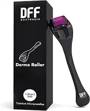 Direct From Factory 1.5mm Derma Roller - 540 Titanium Microneedle Dermaroller for Face - Cosmetic Microneedling Instrument for Facial Skin Care - Massage Tools Professional