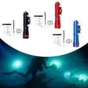 Diving Flashlight Portable LED Camping Torch for Underwater Outdoor Climbing