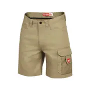 2 X Mens Hard Yakka Legends Cargo Short Work Wear Khaki Y05066