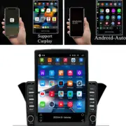 9.7'' Vertical Stereo Radio 4+32GB GPS For Hyundai Genesis Rohens Coupe 2012-16
