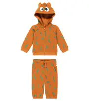 [Stella McCartney Kids] Stella McCartney Kids Baby printed cotton fleece tracksuit M 24 multicoloured