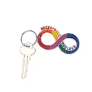 Fun Express Neurodiversity Acceptance Keychains - 12 Pc.