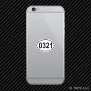 United States Marine Corps MOS 0321 Infantry Reconnaissance Cell Phone Sticker
