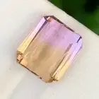 6.40Cts Loose Emerald Shape Brazilian Ametrine