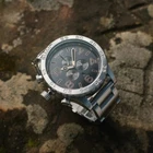 NEW Nixon A083-2064 Gray / Rose Gold 51-30 CHRONO Men's Watch A0832064