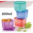 [SET OF 4]Tupperware Snowflake Medium Square 800ml Fridge Organizer Food Storage