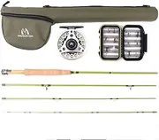 Maxcatch Ultra-lite Fly Rod Combo, Rod and Reel Outfit: 2wt/3wt (6'0'' 2wt 3pcs)