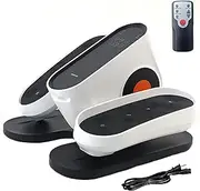 Under Desk Elliptical, Electric Pedal Exerciser, Manual & Electric Modes, with Remote Control, LCD Display Monitor, for Seniors Portable Fitness Bike for Arm/Leg Exercise