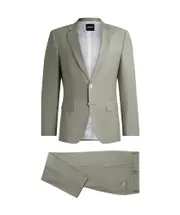 Boss Hugo Boss Slim-Fit Suit EU48,EU52,EU50,EU56,EU54 light green