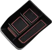 QASULER for Renault, for Kwid, for E-Tech Car Center Console Tray Storage Box Cup Holder Accessories Organizer Tidying Car Centre Console Organiser