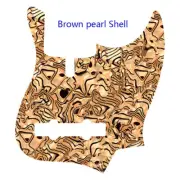For Sire V7 5 string Jazz Bass Guitar Pickguard Scratch Plate Brown Pearl Shell