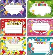150 Pieces Back to School Recognition Rewards Award Certificates Kindergarten Preschool Award Certificates You're A Star Super Star Achievement Card for Teacher Classroom School Supplies
