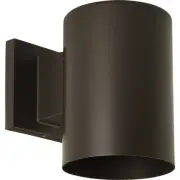 Progress Lighting P5674 Cylinder 1 Light Outdoor Wall Sconce - Bronze
