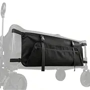 Collapsible Wagon Side Pocket, Folding Wagon Storage Bag 600d Oxford Fabric with Mesh Pouch Organizer for Camping, Garden Accessories