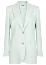 Zimmermann Natura Linen Blazer - Mint - 0 (UK 8 / S) 0 (UK 8 / S)