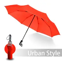在飛比找PChome24h購物優惠-2mm 都會行旅 超大傘面抗風自動開收傘 (紅色)