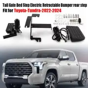 For Tundra 2022-2024 Tail Gate Bed Step Electric Retractable Bumper rear step (for: Toyota)