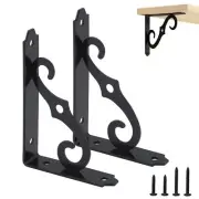 Shelf brackets 10 inchBlack heavy duty shelf bracketsFolding Shelf BracketsWa...