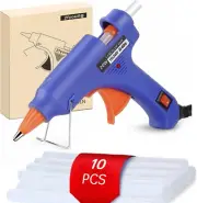 20W Glue Gun Mini Hot Melt Glue Gun with 10 Mini Clear Glue Sticks Repair Tools