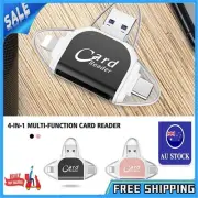 Multiport Adapter Multi Port 4in1 SD/TF Universal Card Reader Memory Card Reader