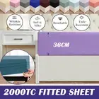 2000TC Fitted Sheet Super King/King/Queen/Double/K Single/Single Bed Ultra Soft