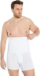 FINN Men's Shapewear Boxer Briefs with Tummy Control – Figure-Shaping Body Shaper Compression Shorts – High-Waisted Girdle Pants for Men Made from Cotton